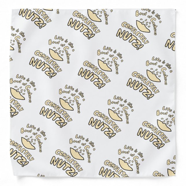Bowl of Cashews Bandana (Front)
