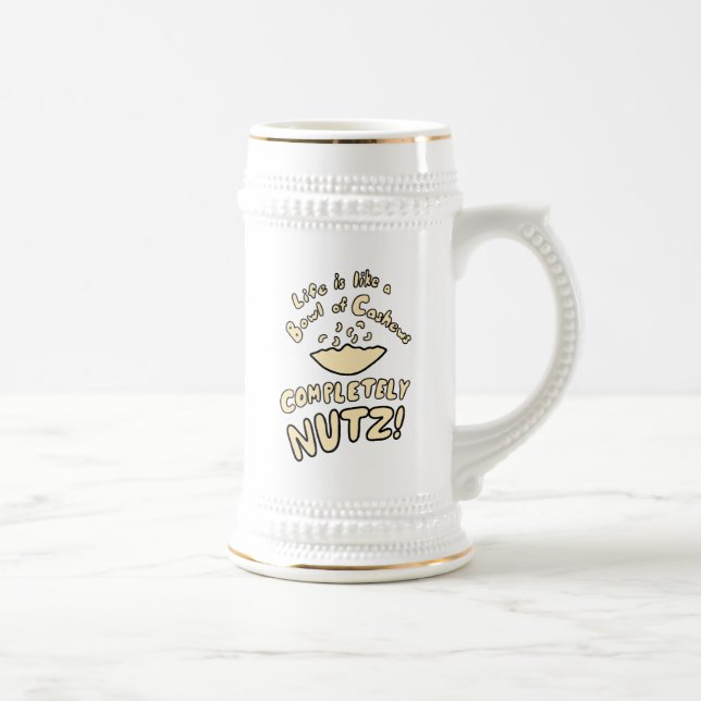 Bowl of Cashews Beer Stein (Right)
