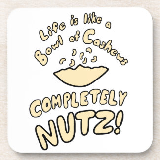 Bowl of Cashews Beverage Coaster