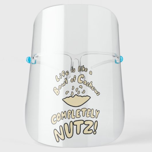 Bowl of Cashews Face Shield (Front)