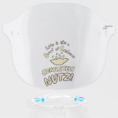 Bowl of Cashews Face Shield (Front w/Glasses)