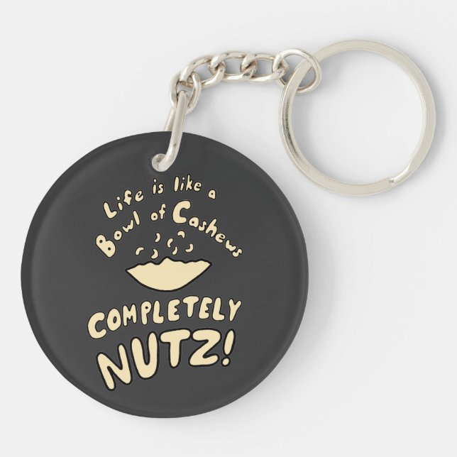 Bowl of Cashews Keychain (Back)