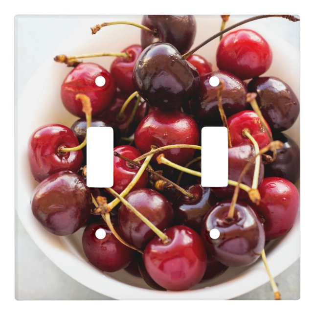 bowl of Cherries Light Switch Cover (Front)