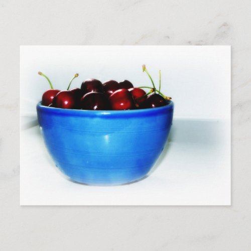 Bowl of Cherries Postcard