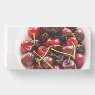 bowl of Cherries Wooden Box Sign