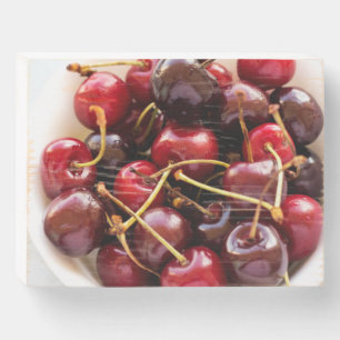 bowl of Cherries Wooden Box Sign