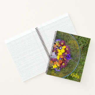 Bowl of flowers notebook