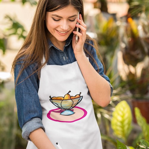 Bowl of Fruit Adult Apron