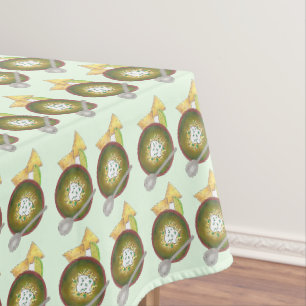 Bowl of Green Chili Chilli Chile Verde Cookoff Tablecloth