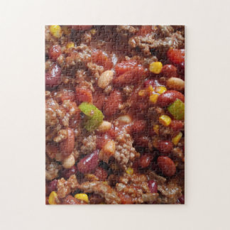 Bowl of Hot Chili Jigsaw Puzzle
