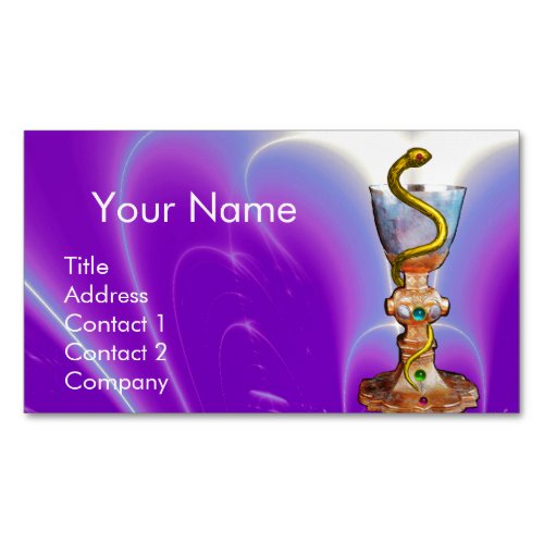 BOWL OF HYGEIA Medicine Pharmacy Magnetic Business Card
