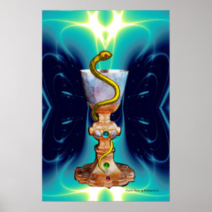 BOWL OF HYGEIA - Medicine, Pharmacy Poster
