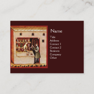 BOWL OF HYGEIA MONOGRAM Medicine, Pharmacy Business Card
