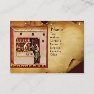 BOWL OF HYGEIA MONOGRAM Medicine, Pharmacy Business Card