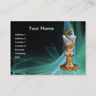 BOWL OF HYGEIA , PHARMACY BUSINESS CARD
