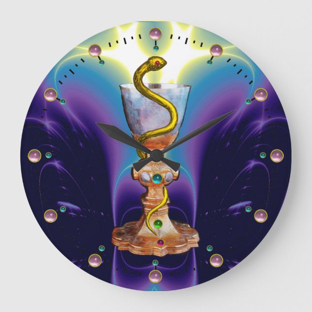 BOWL OF HYGEIA , PHARMACY LARGE CLOCK (Front)