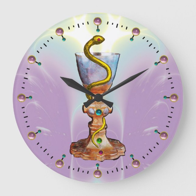 BOWL OF HYGEIA , PHARMACY LARGE CLOCK (Front)