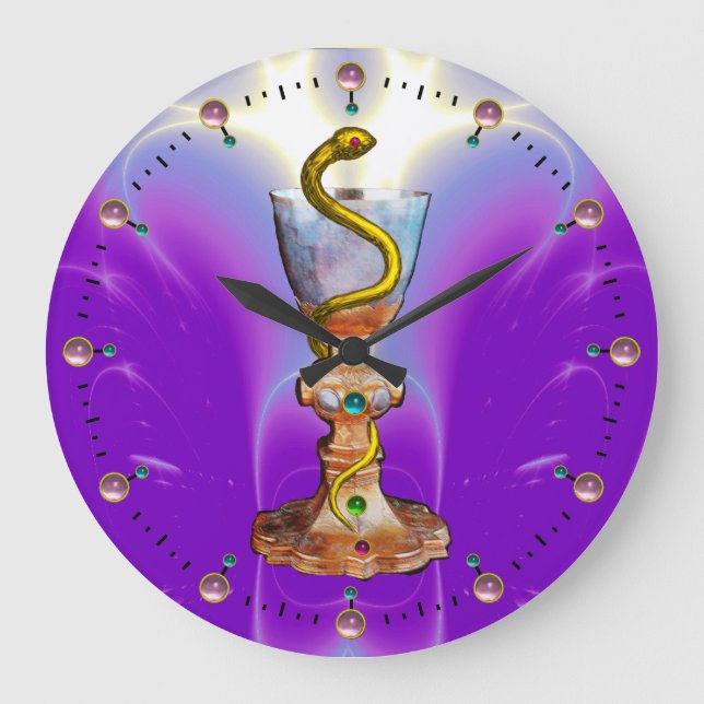 BOWL OF HYGEIA , PHARMACY LARGE CLOCK (Front)