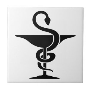 Bowl of Hygieia Ceramic Tile