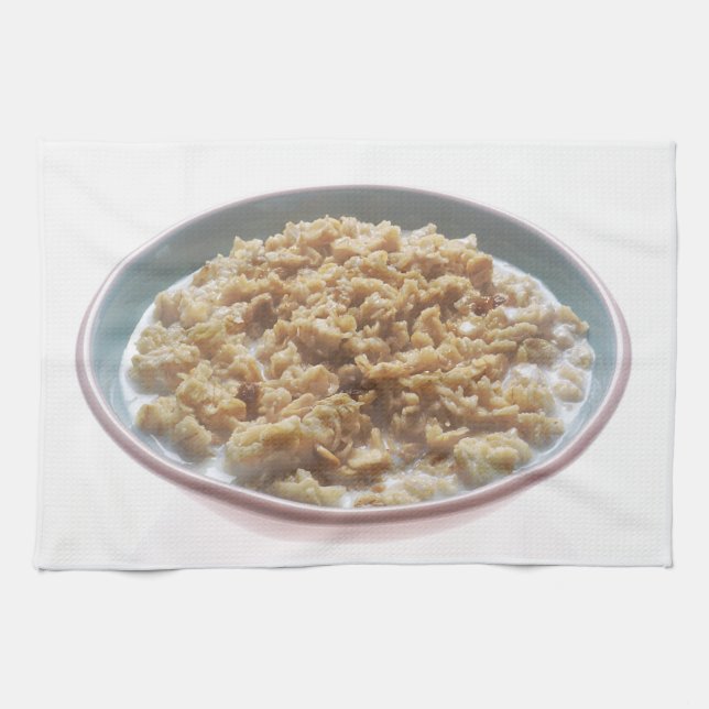 Bowl of Oatmeal Towel (Horizontal)