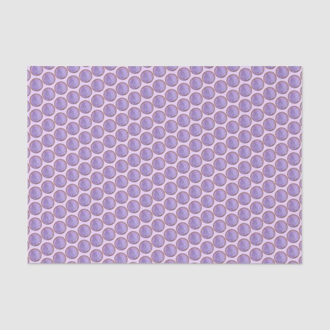 Bowl of POI Purple Hawaiian Food Taro Root Hawaii Tissue Paper (Front)