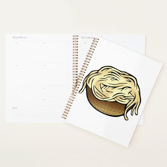 Bowl of Spaghetti Pasta Noodle Food Planner (Creator Uploaded)