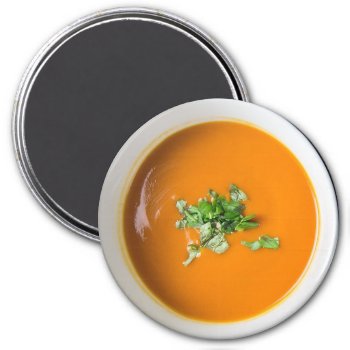 Bowl Of Tomato Soup Food Refrigerator Magnet by Magical_Maddness at Zazzle