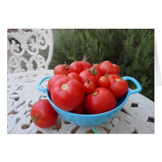 Bowl of Tomatoes Cards (Front Horizontal)