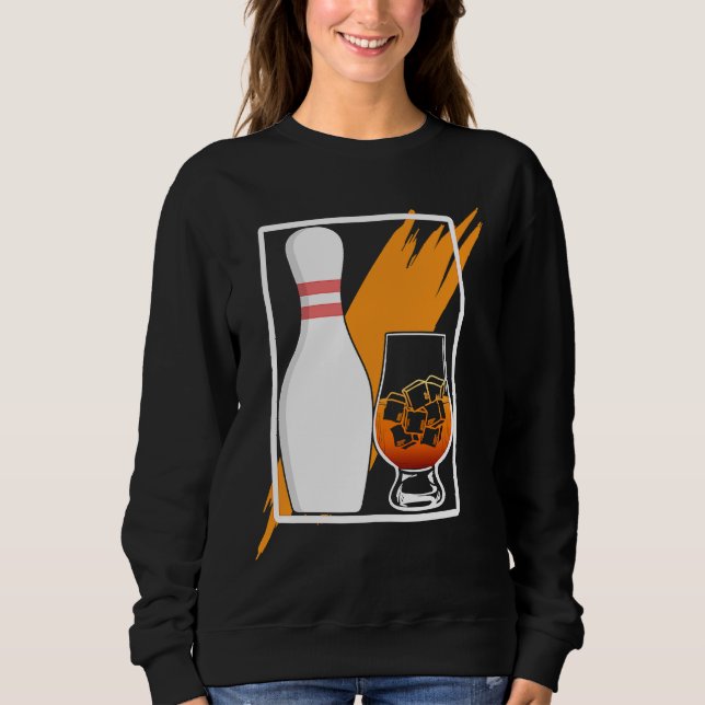 Bowl Pin and Whiskey Weekend Sweatshirt (Front)