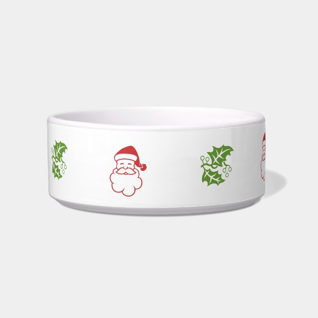 Bowl - Santa and holly (small) (Left)