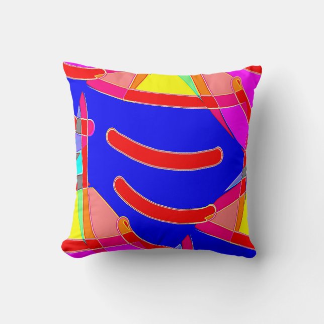 Bowl Slick Throw Pillow (Front)