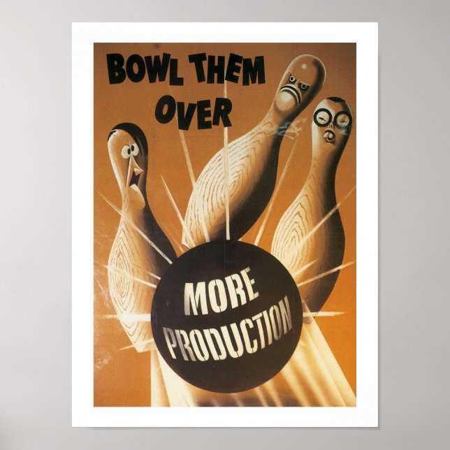 Bowl Them Over...More Production Poster (Front)
