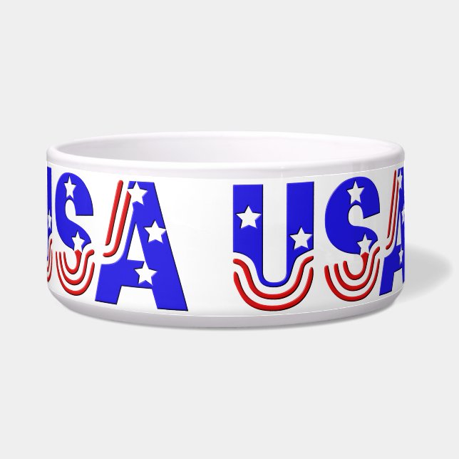 Bowl - USA in Stars & Stripes (Front)
