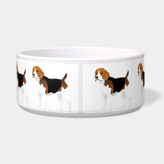 Bowl with beagle