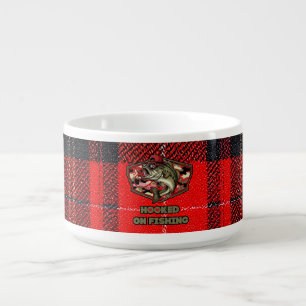 Bowl with fun and bold illustration 