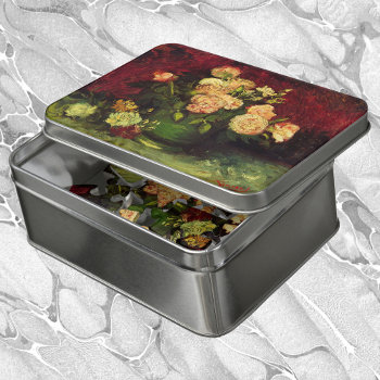 Bowl With Peonies And Roses By Vincent Van Gogh Jigsaw Puzzle by VanGogh_Gallery at Zazzle