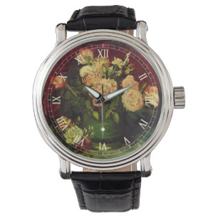 Bowl with Peonies and Roses by Vincent van Gogh Watch
