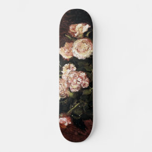 Bowl with Peonies and Roses - Gogh Skateboard