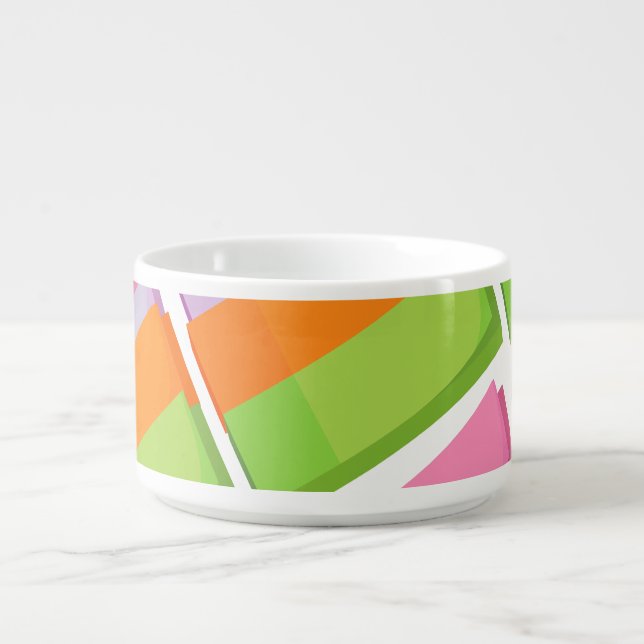 bowl with stickynotes  colorful print (Center)