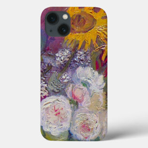Bowl with Sunflowers and Roses by Vincent van Gogh iPhone 13 Case