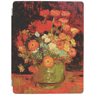 Bowl with Zinnias by Vincent van Gogh Canvas iPad Smart Cover