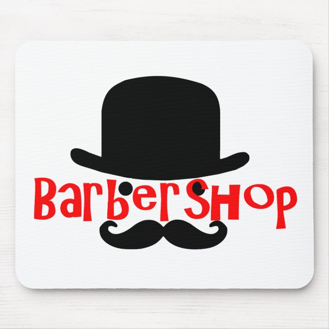 Bowler Barbershopper Mouse Pad (Front)