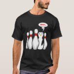 Bowler  For Bowling Club Bowling Player Penguin T-Shirt