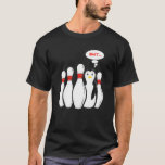 Bowler For Bowling Club Bowling Player Penguin T-Shirt