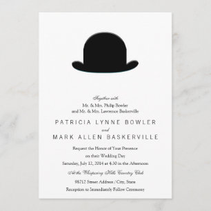 Bowler Hat Invitation