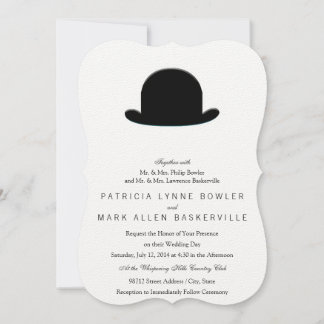 Bowler Hat Invitation