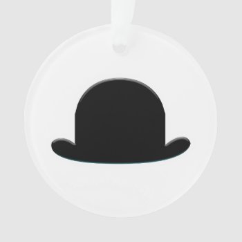 Bowler Hat Ornament by TerryBain at Zazzle