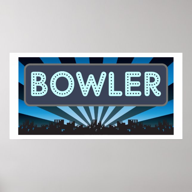 Bowler Marquee Poster (Front)