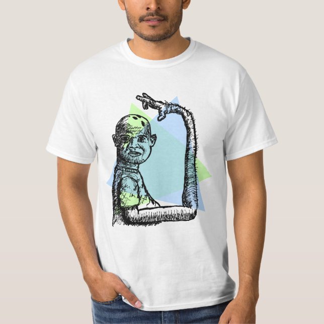 Bowler - triangles T-Shirt (Front)
