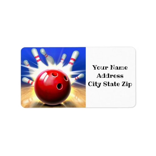 BOWLERS ADDRESS LABELS LABEL